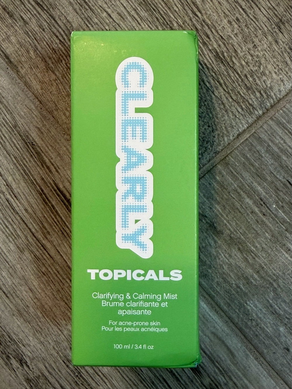 Clearly Topicals Acne Clarifying And Calming Mist. 3.4 FI Oz ~ New in Box